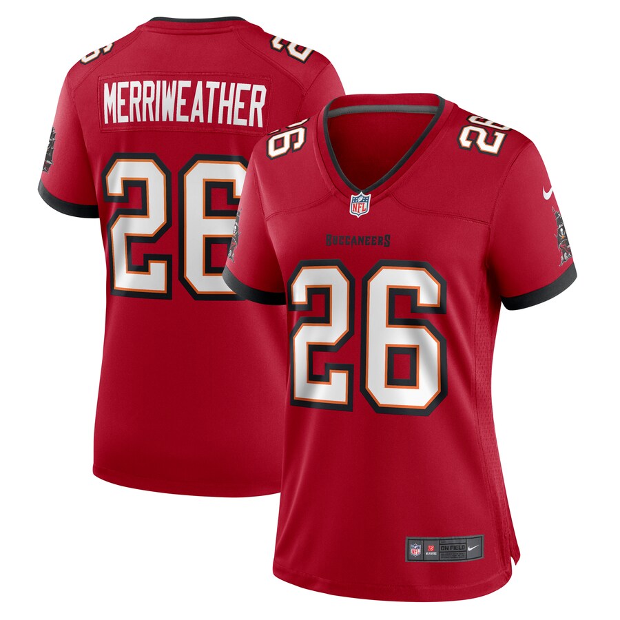 Women's Tampa Bay Buccaneers Kaevon Merriweather Nike  Red  Game Jersey - Puhuasuan