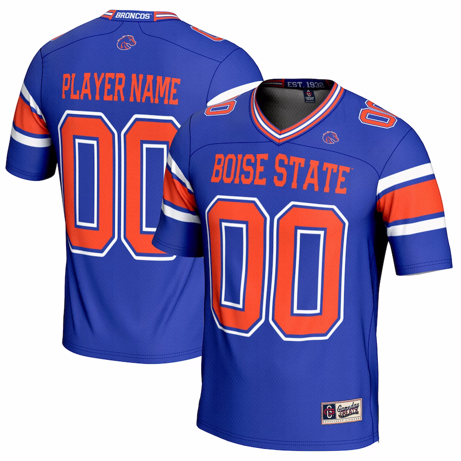 Boise State Broncos GameDay Greats Youth  NIL Pick-A-Player Football Jersey �?Royal - Puhuasuan