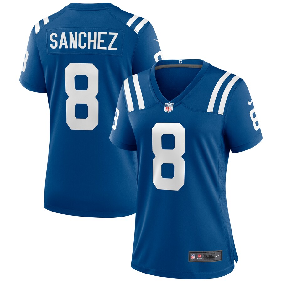 Women's Indianapolis Colts Rigoberto Sanchez Nike Royal Game Jersey - Puhuasuan