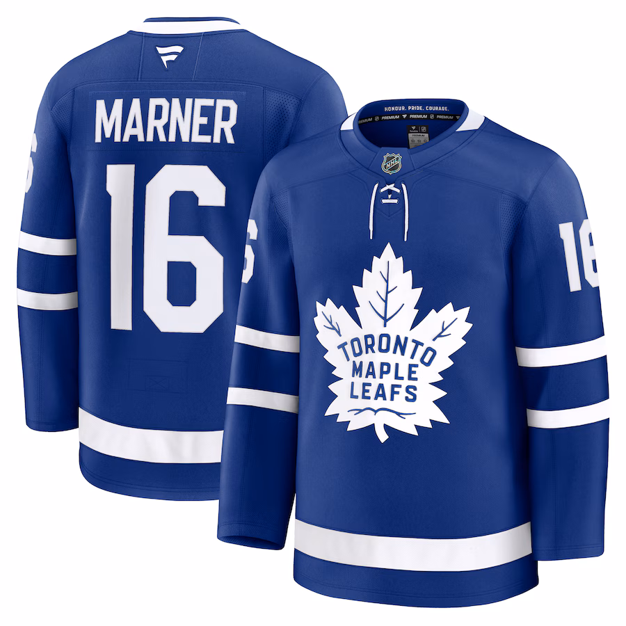 Men's Toronto Maple Leafs Mitch Marner Fanatics Blue Home Premium Jersey - Puhuasuan