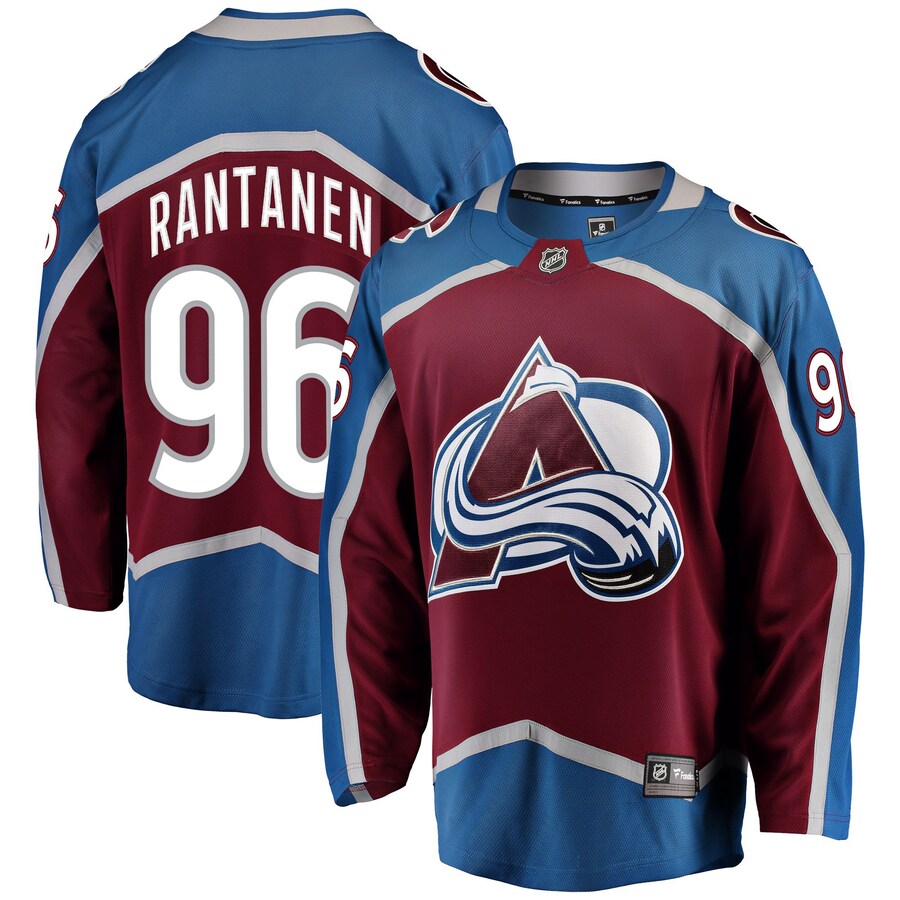 Men's Colorado Avalanche Mikko Rantanen Fanatics Branded Burgundy Home Premier Breakaway Player Jersey - Puhuasuan