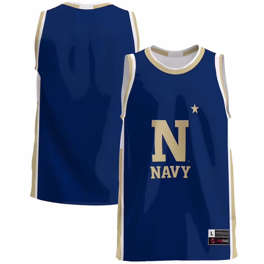 Navy Midshipmen GameDay Greats  Lightweight Basketball Jersey - Blue - Puhuasuan