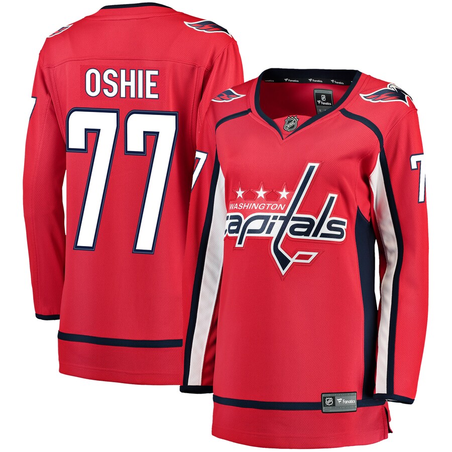 Women's Washington Capitals TJ Oshie Fanatics Branded Red 2019/20 Breakaway Player Jersey - Puhuasuan