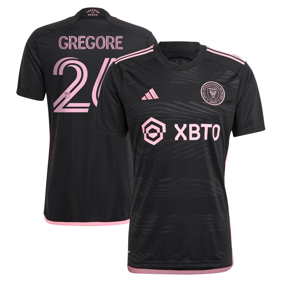 Women's Inter Miami CF Gregore adidas Black 2023 La Noche Replica Player Jersey - Puhuasuan