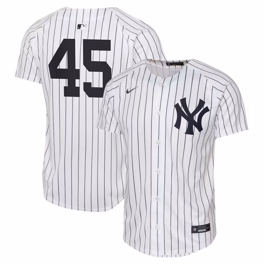 Youth New York Yankees Gerrit Cole Nike White Home Limited Jersey - Puhuasuan