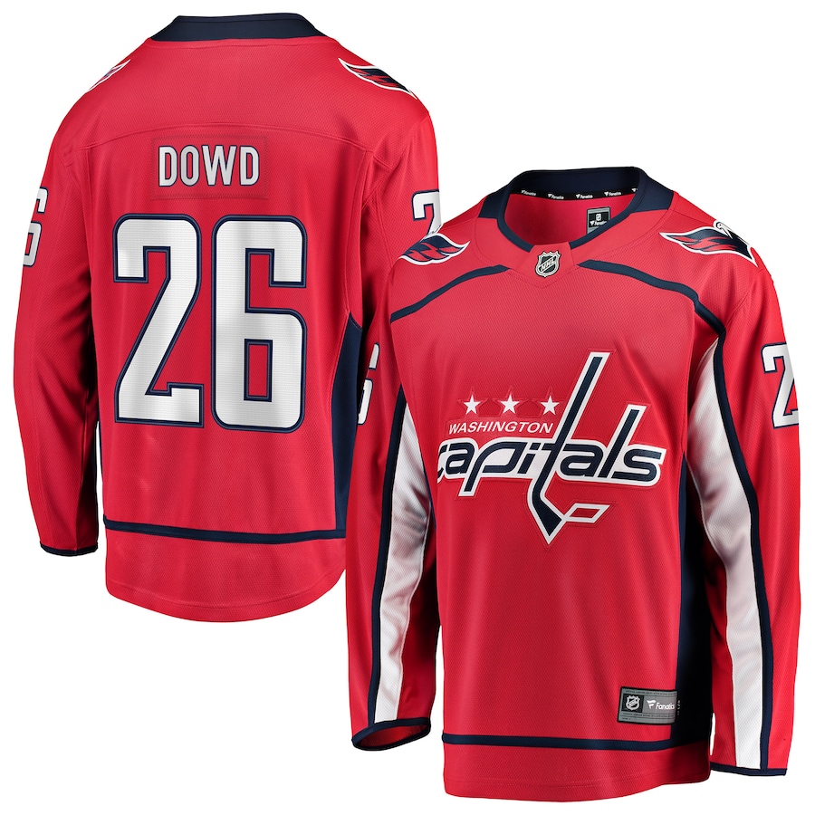 Men's Washington Capitals Nic Dowd Fanatics Red Home Breakaway Player Jersey - Puhuasuan