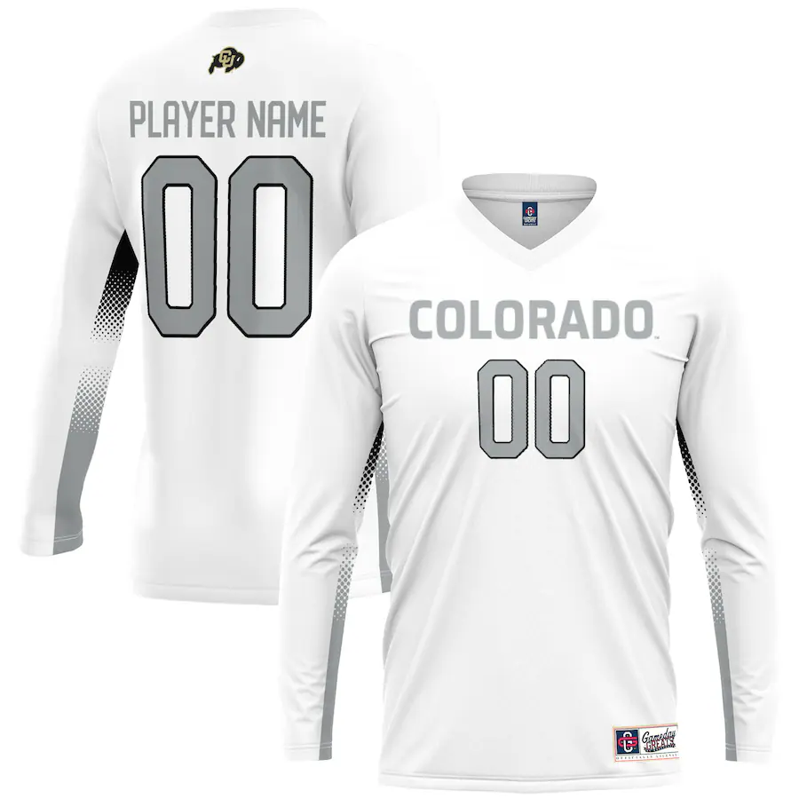 Colorado Buffaloes GameDay Greats Unisex Adult NIL Lightweight Volleyball Jersey - White - Puhuasuan