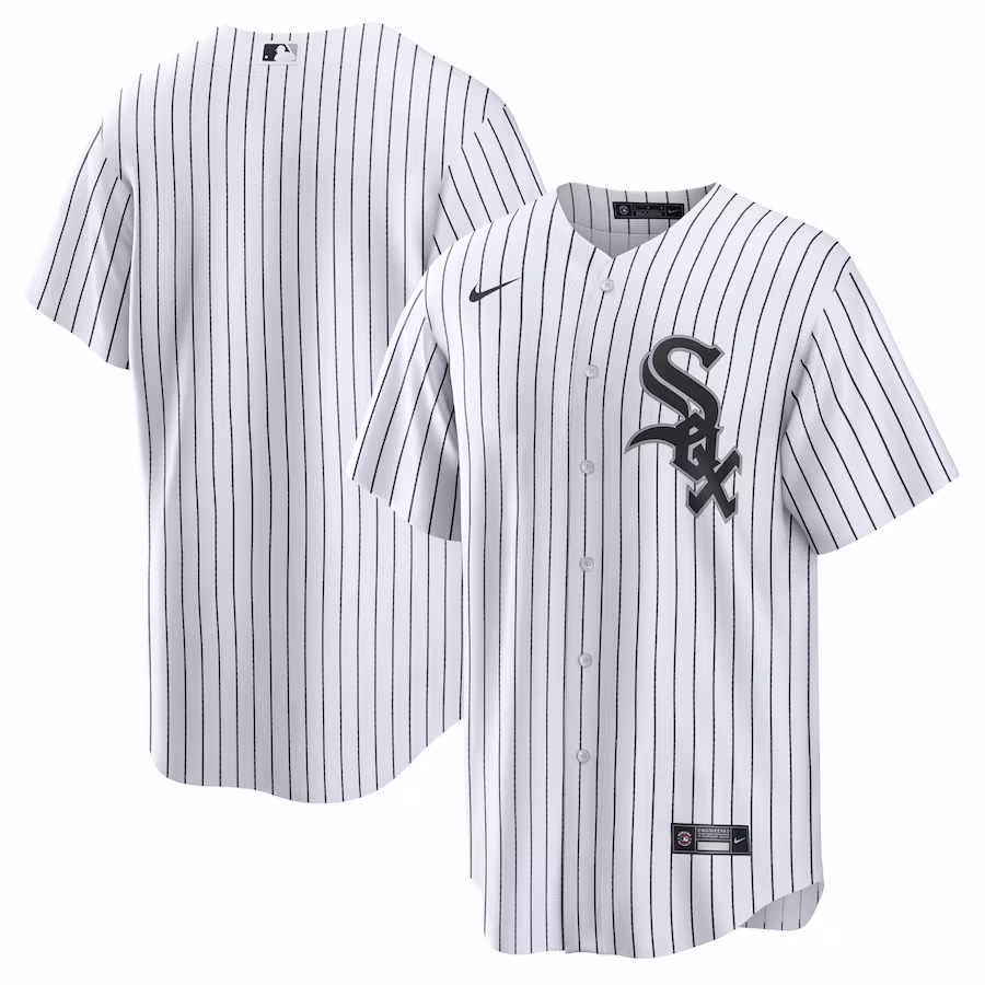 Men's Chicago White Sox Nike White Home Blank Replica Jersey - Puhuasuan