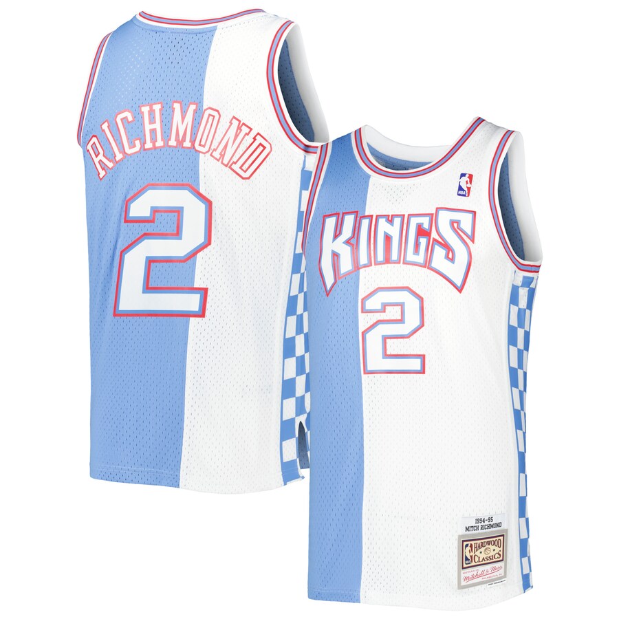 Men's Sacramento Kings Mitch Richmond Mitchell & Ness White 1994-95 Hardwood Classics Reload 3.0 Swingman Jersey - Puhuasuan