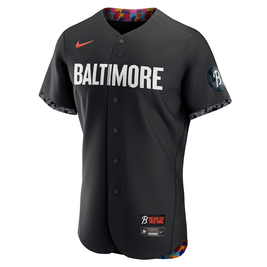 Men's Baltimore Orioles Jackson Holliday Nike Black City Connect Authentic Player Jersey - Puhuasuan