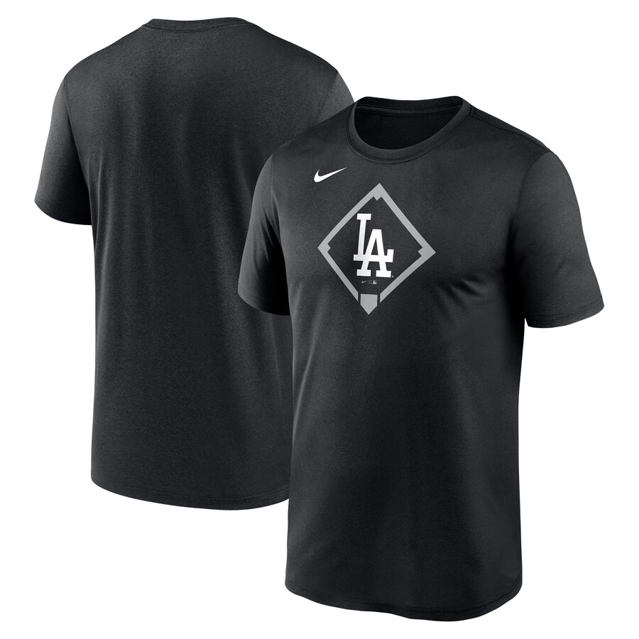 Men's Los Angeles Dodgers Nike Black Icon Legend Performance T-Shirt - Puhuasuan