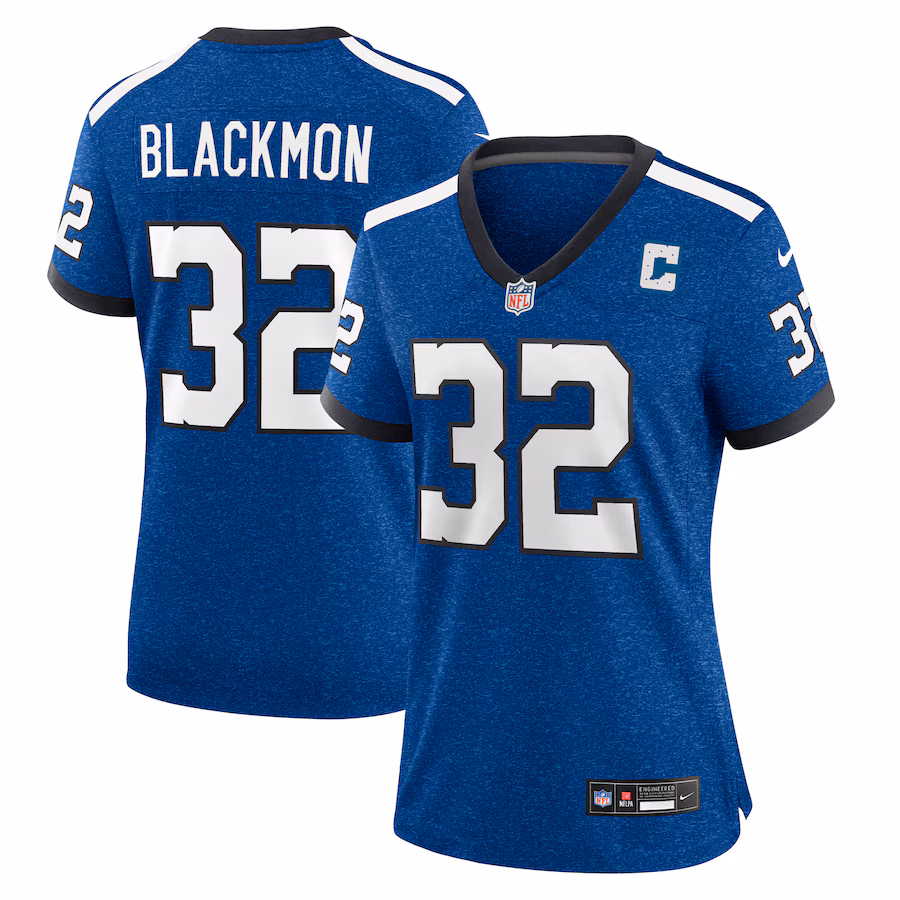 Women's Indianapolis Colts Julian Blackmon Nike Royal Indiana Nights Alternate Game Jersey - Puhuasuan