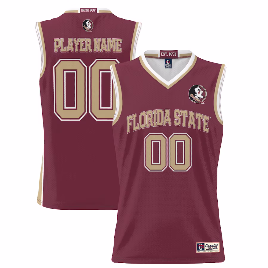 Florida State Seminoles GameDay Greats Youth NIL Pick-A-Player Lightweight Basketball Jersey - Garnet - Puhuasuan