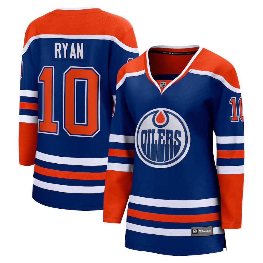 Women's Edmonton Oilers Derek Ryan Fanatics Royal Home Breakaway Player Jersey - Puhuasuan