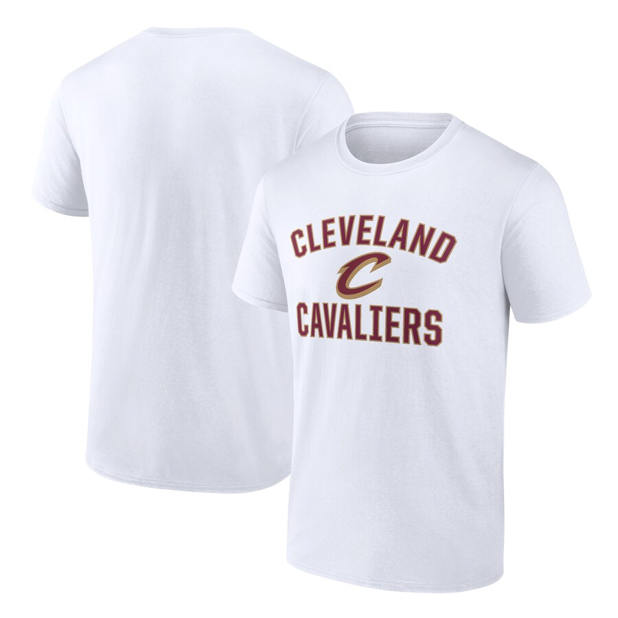 Men's Cleveland Cavaliers White Victory Arch Team T-Shirt - Puhuasuan