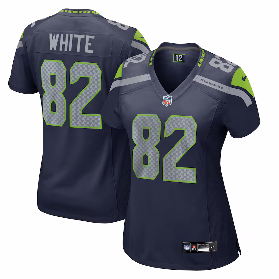 Women's Seattle Seahawks Cody White Nike College Navy  Game Jersey - Puhuasuan