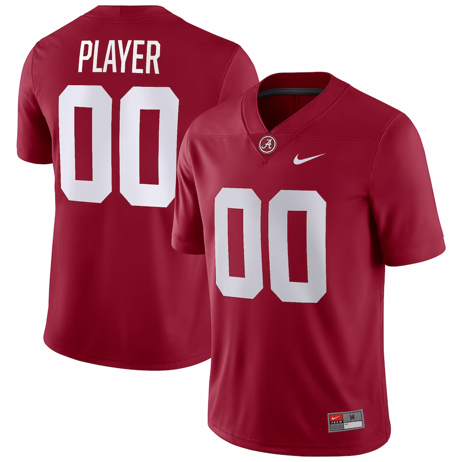 Alabama Crimson Tide Nike Pick-A-Player NIL Replica Football Jersey - Crimson - Puhuasuan