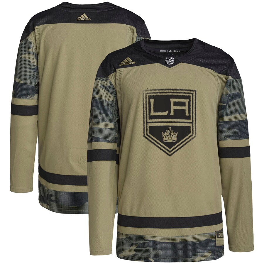 Men's Los Angeles Kings adidas Camo Military Appreciation Team Authentic Practice Jersey - Puhuasuan