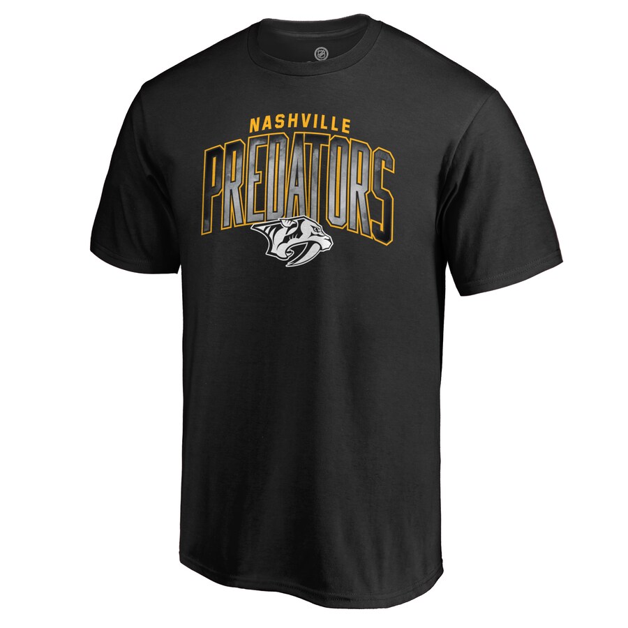 Men's Nashville Predators Black Arch Smoke T-Shirt - Puhuasuan