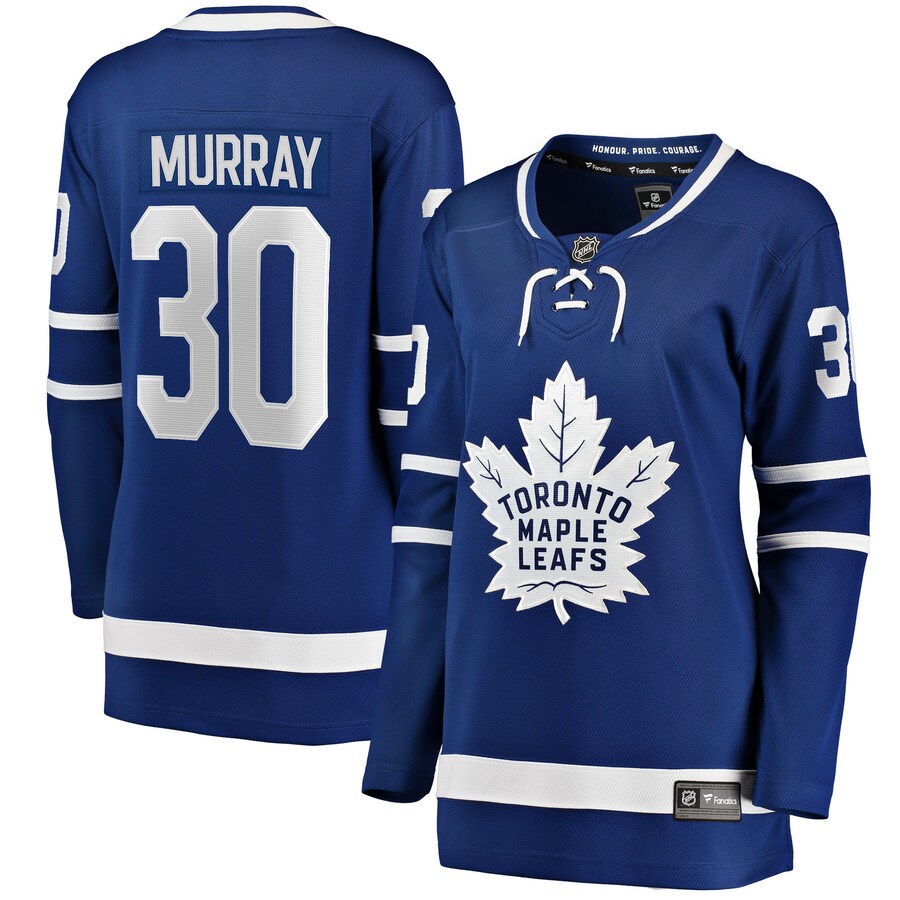 Women's Toronto Maple Leafs Matt Murray Fanatics Branded Blue Home Breakaway Player Jersey - Puhuasuan