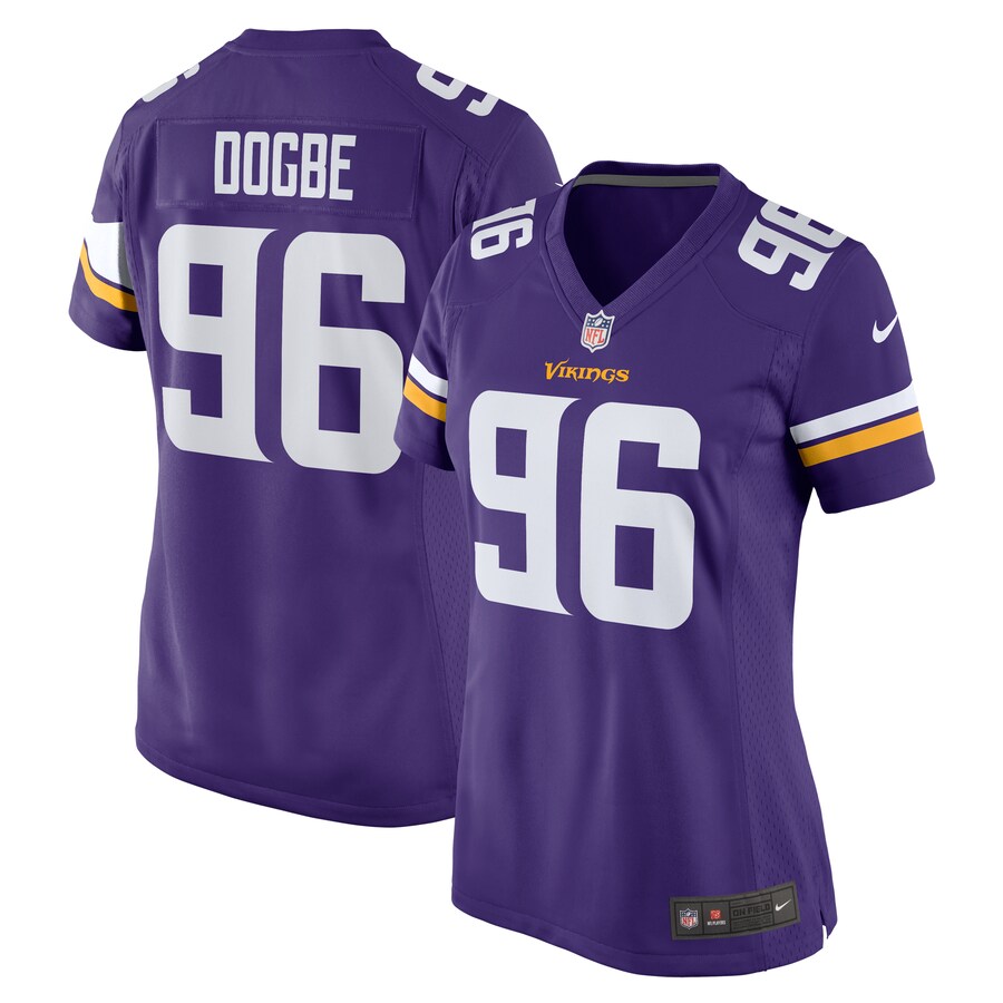 Women's Minnesota Vikings Michael Dogbe Nike  Purple Team Game Jersey - Puhuasuan