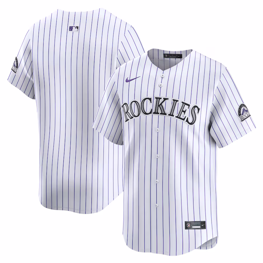 Men's Colorado Rockies Brenton Doyle Nike White Home Limited Player Jersey - Puhuasuan