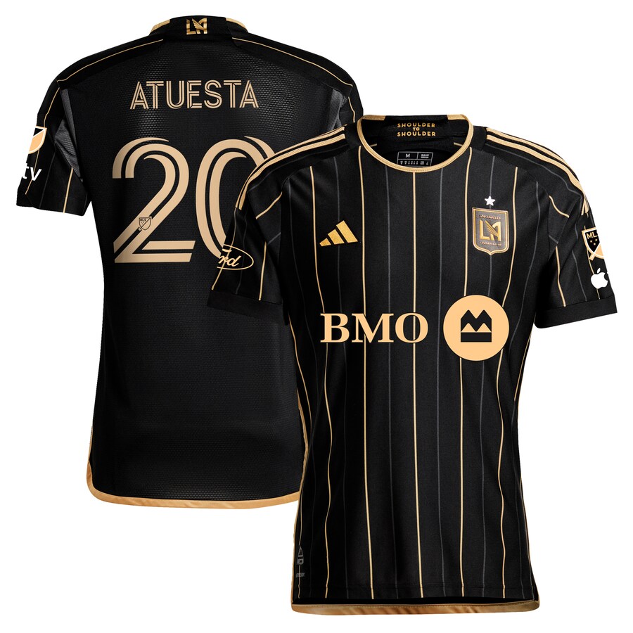 Men's LAFC Eduard Atuesta adidas Black 2024 Primary Authentic Player Jersey - Puhuasuan