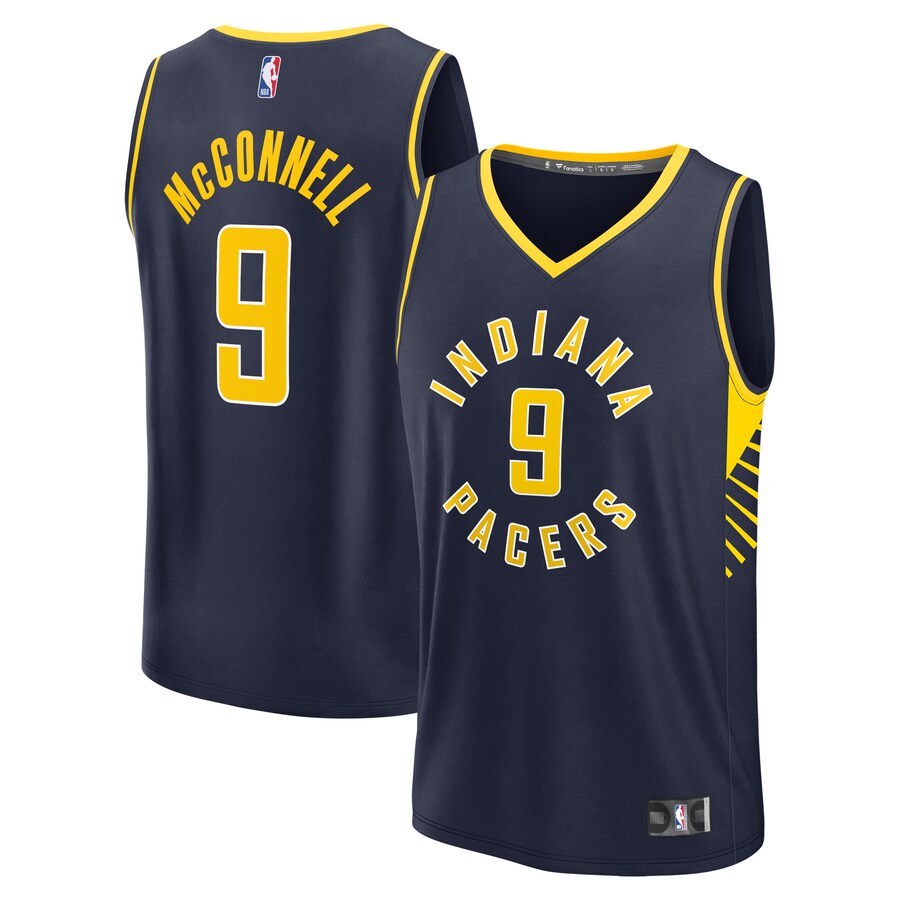 Youth Indiana Pacers T.J. McConnell Fanatics Navy Fast Break Replica Player Jersey - Icon Edition - Puhuasuan