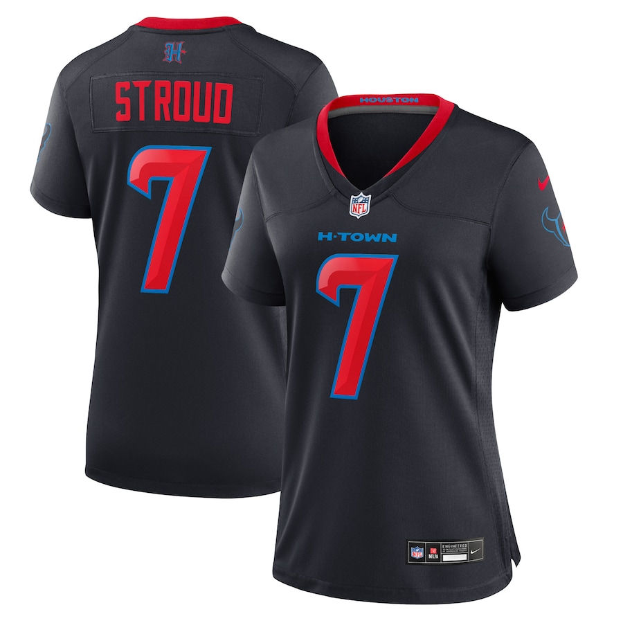 Men's Houston Texans C.J. Stroud Nike Navy Alternate Game Jersey - Puhuasuan