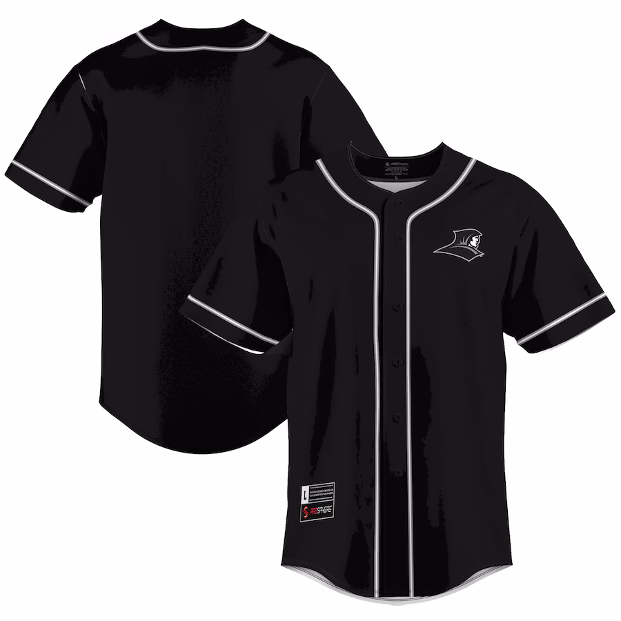 Men's GameDay Greats  Black Providence Friars  Lightweight Baseball Jersey - Puhuasuan