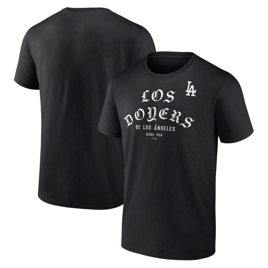 Men's Los Angeles Dodgers Black City of Angels T-Shirt - Puhuasuan