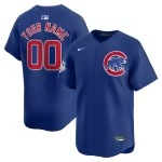 Men's Chicago Cubs  Nike Royal  Alternate Limited Custom Jersey - Puhuasuan