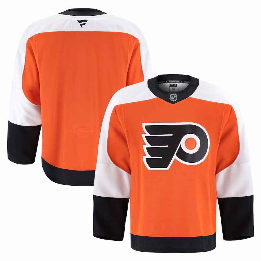 Men's Philadelphia Flyers Fanatics Orange Home Authentic Pro Jersey - Puhuasuan