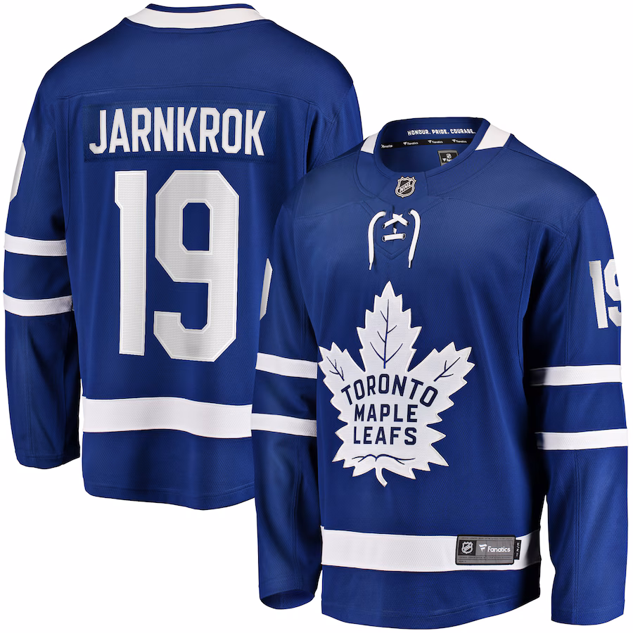 Men's Toronto Maple Leafs Calle Jarnkrok Fanatics Blue Home Breakaway Player Jersey - Puhuasuan