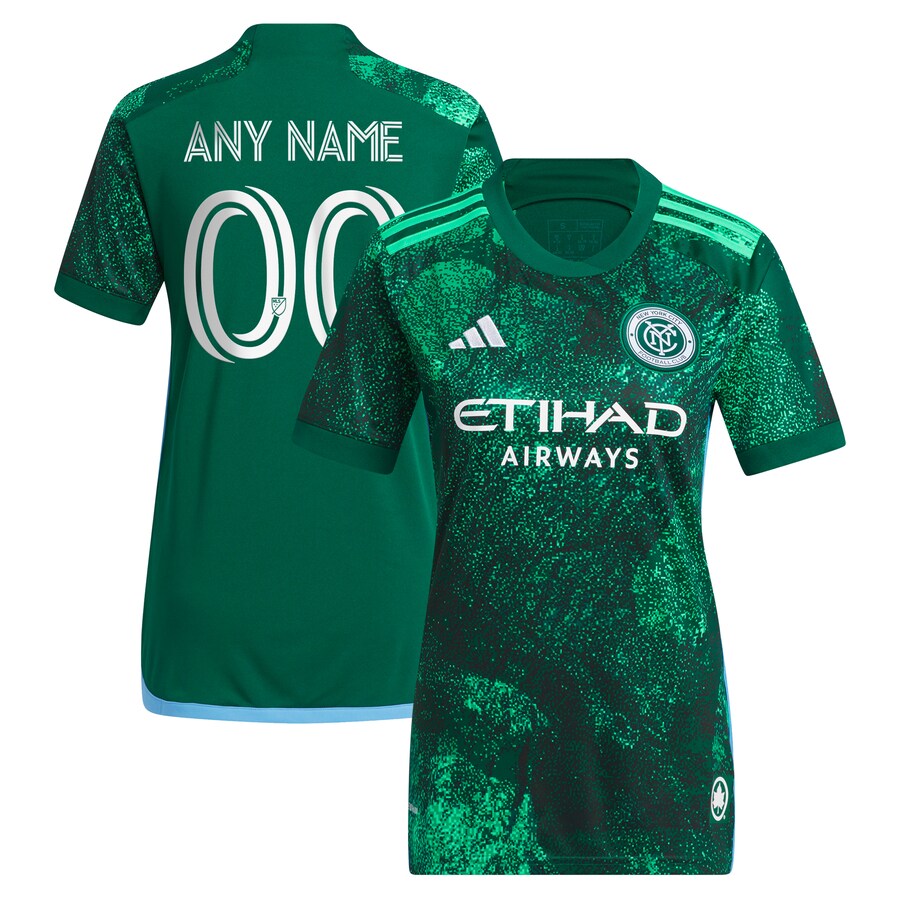 Women's New York City FC  adidas Green 2023 The Parks Replica Custom Jersey - Puhuasuan