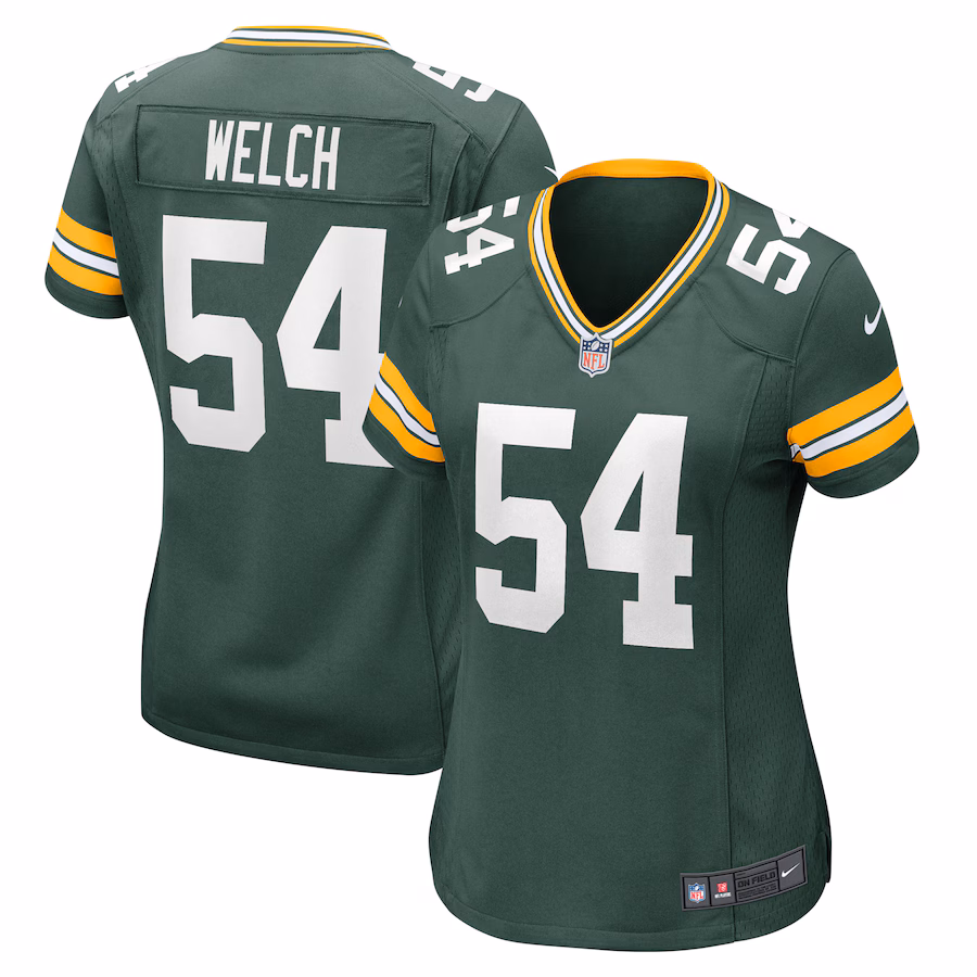 Women's Green Bay Packers Kristian Welch Nike  Green Team Game Jersey - Puhuasuan