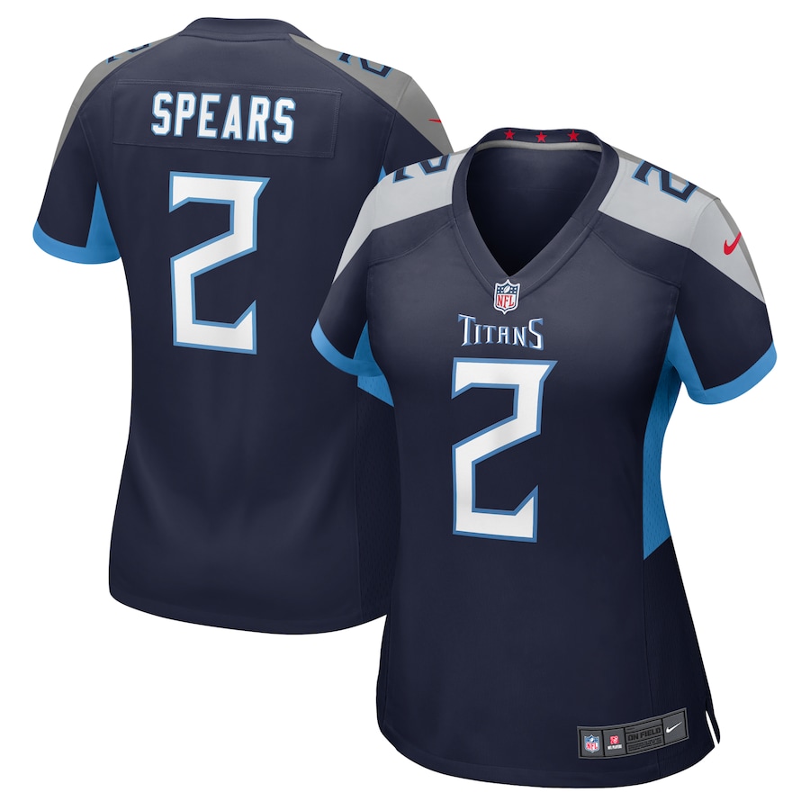Women's Tennessee Titans Tyjae Spears Nike Navy Game Jersey - Puhuasuan