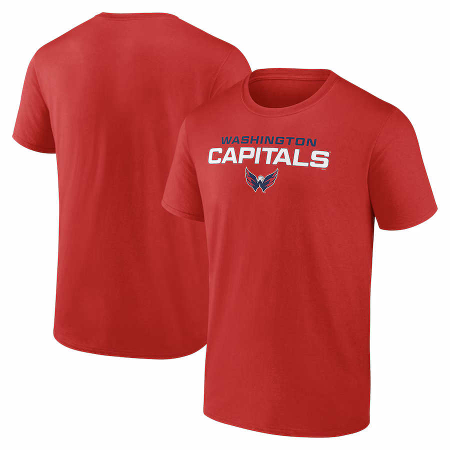 Men's Washington Capitals Fanatics Red Barnburner T-Shirt - Puhuasuan