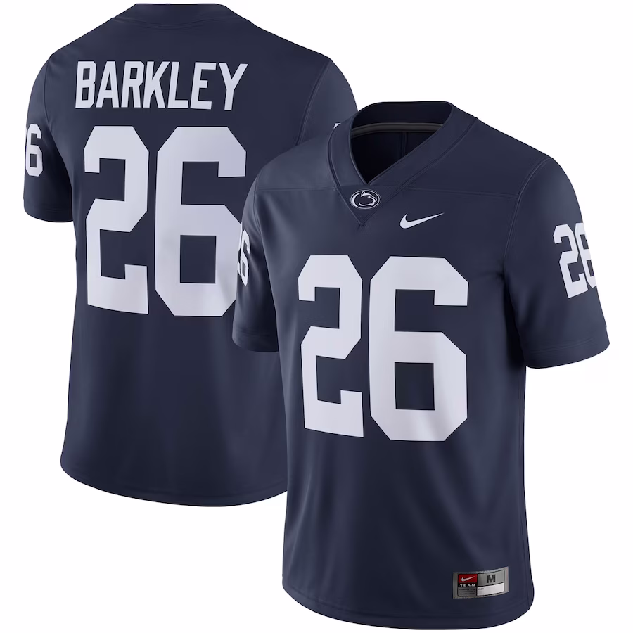 Saquon Barkley Penn State Nittany Lions Nike Alumni Player Game Jersey - Navy - Puhuasuan