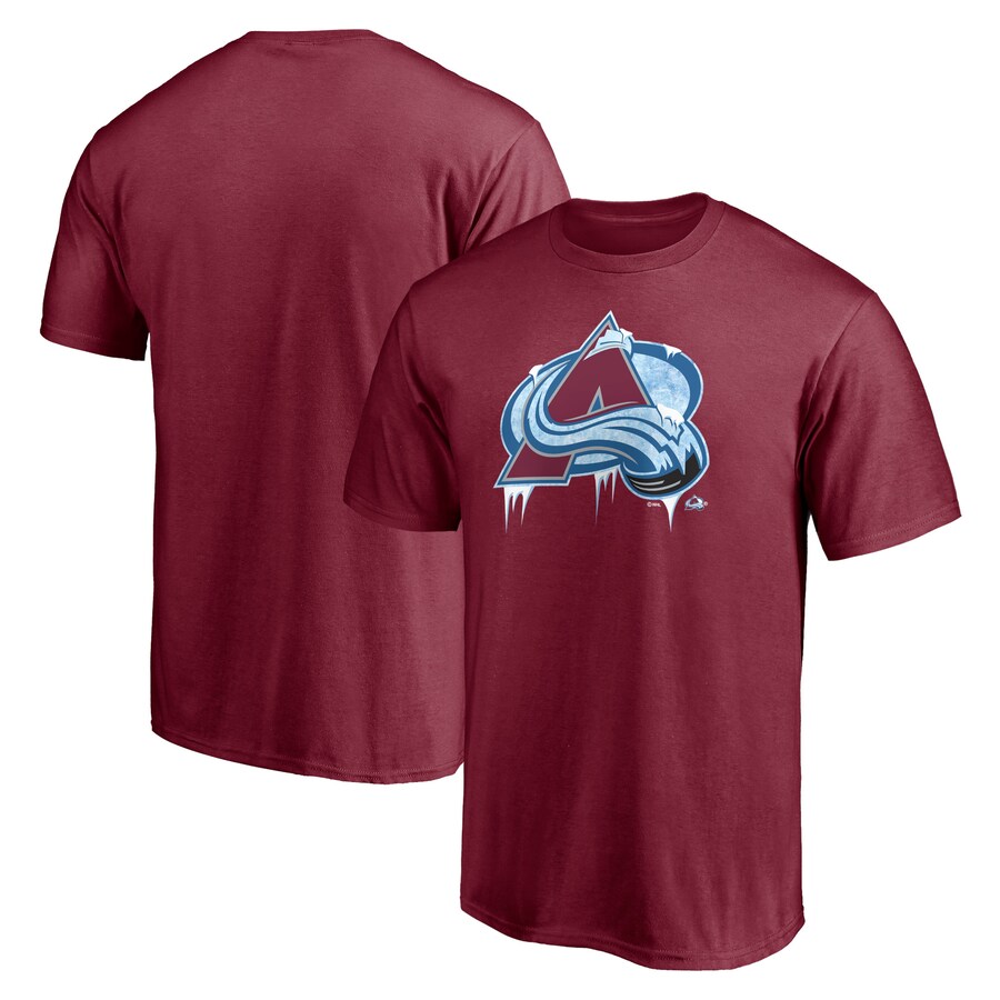 Men's Colorado Avalanche Burgundy Core Hometown T-Shirt - Puhuasuan