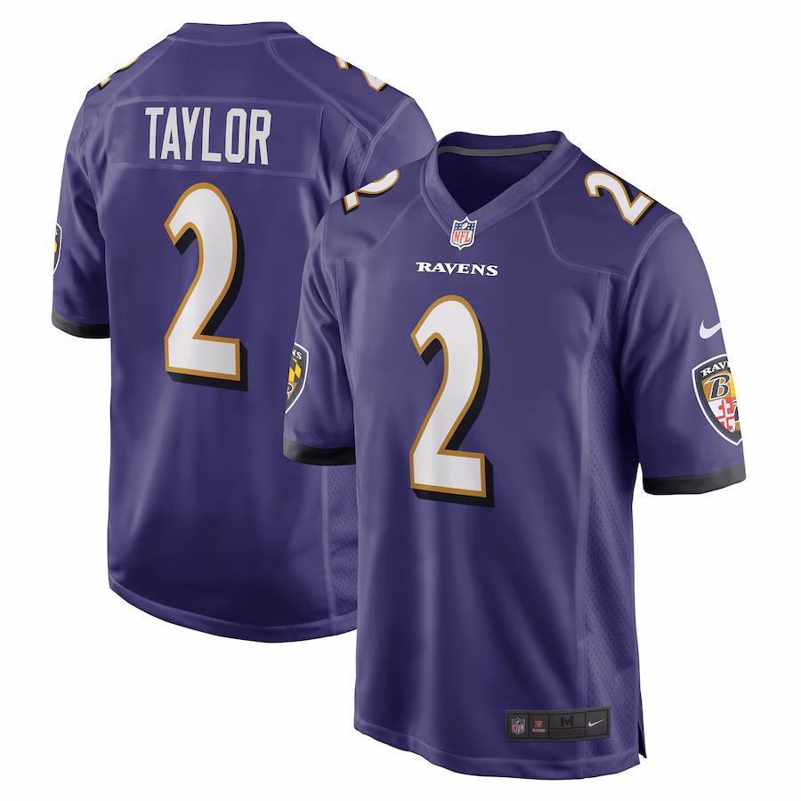 Nike Youth Baltimore Ravens Tyrod Taylor Team Color Game Jersey - Puhuasuan