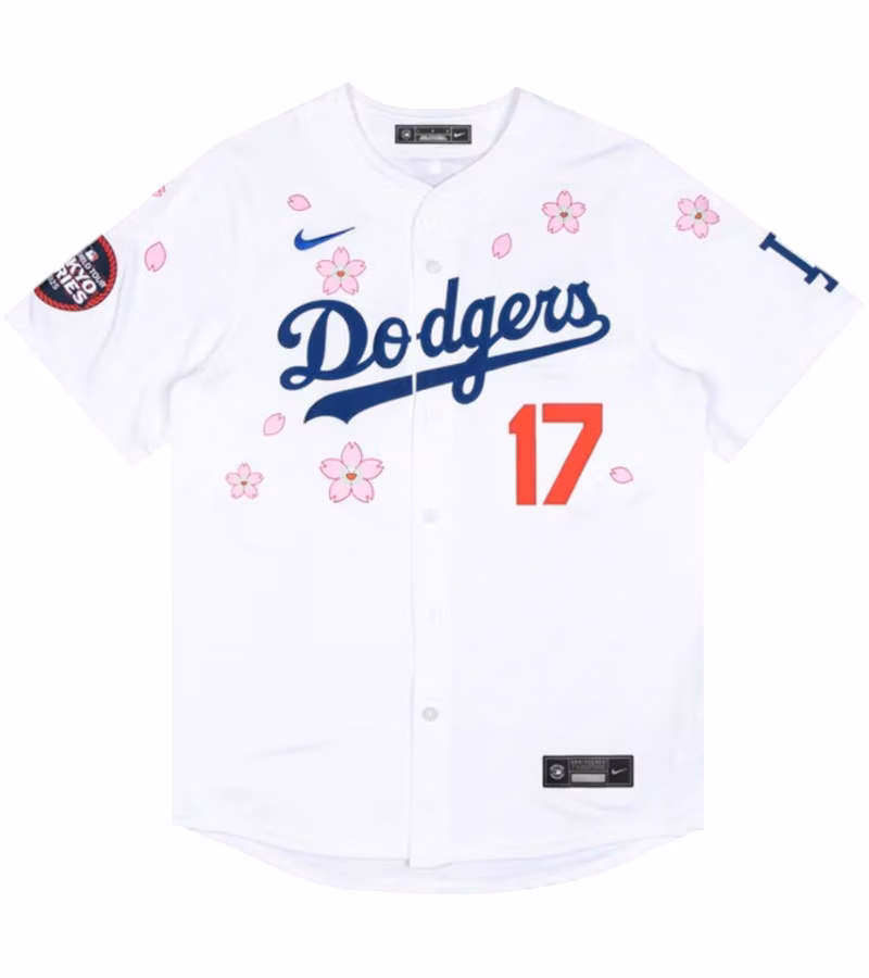 Nike x Takashi Murakami x MLB World Tour Tokyo Series 2025 Dodgers Ohtani Jersey - Puhuasuan