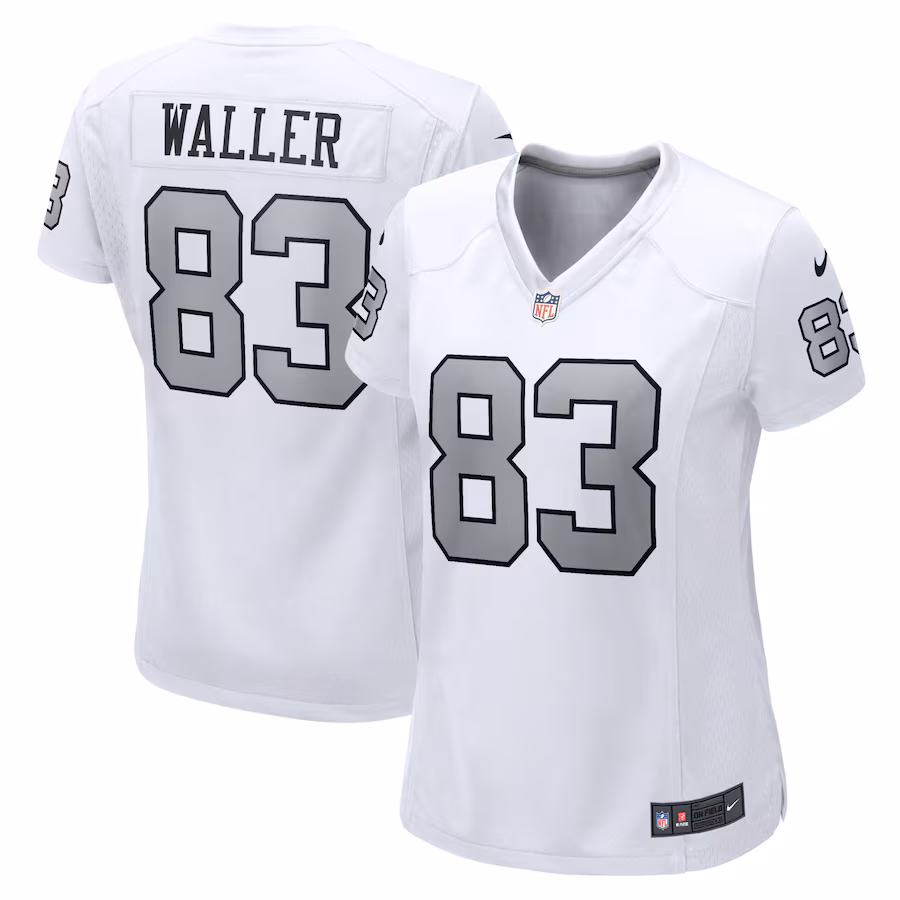 Women's Las Vegas Raiders Darren Waller Nike White Player Jersey - Puhuasuan