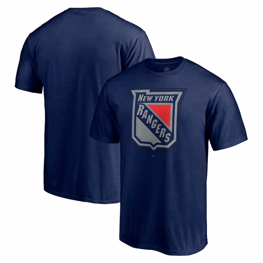 Men's New York Rangers Navy Special Edition Secondary Logo T-Shirt - Puhuasuan
