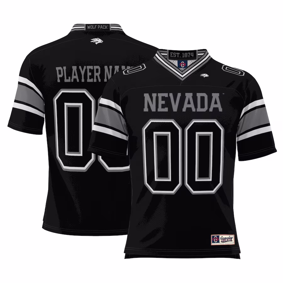 Nevada Wolf Pack GameDay Greats Youth NIL Pick-A-Player Football Jersey - Black - Puhuasuan