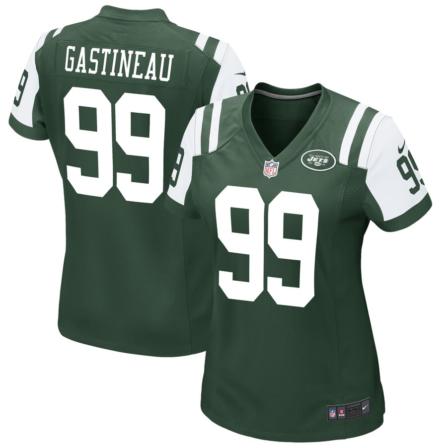 Women's New York Jets Mark Gastineau Nike Green Retired Game Jersey - Puhuasuan