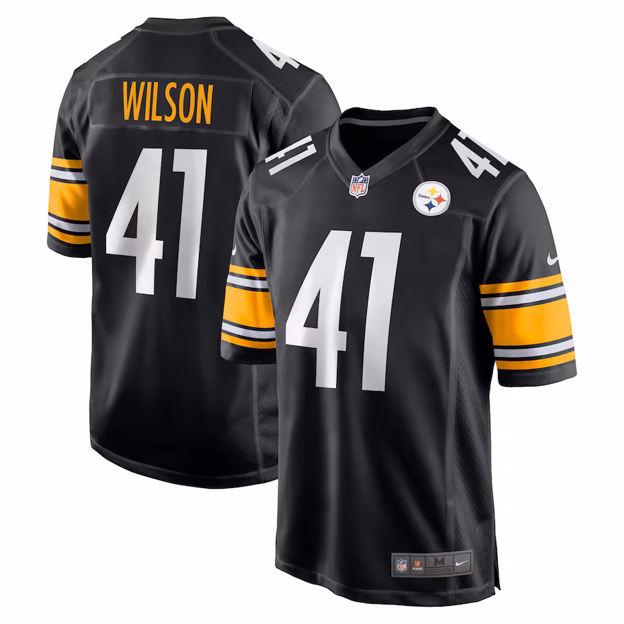 Men's Pittsburgh Steelers Payton Wilson Nike Black  Game Jersey - Puhuasuan
