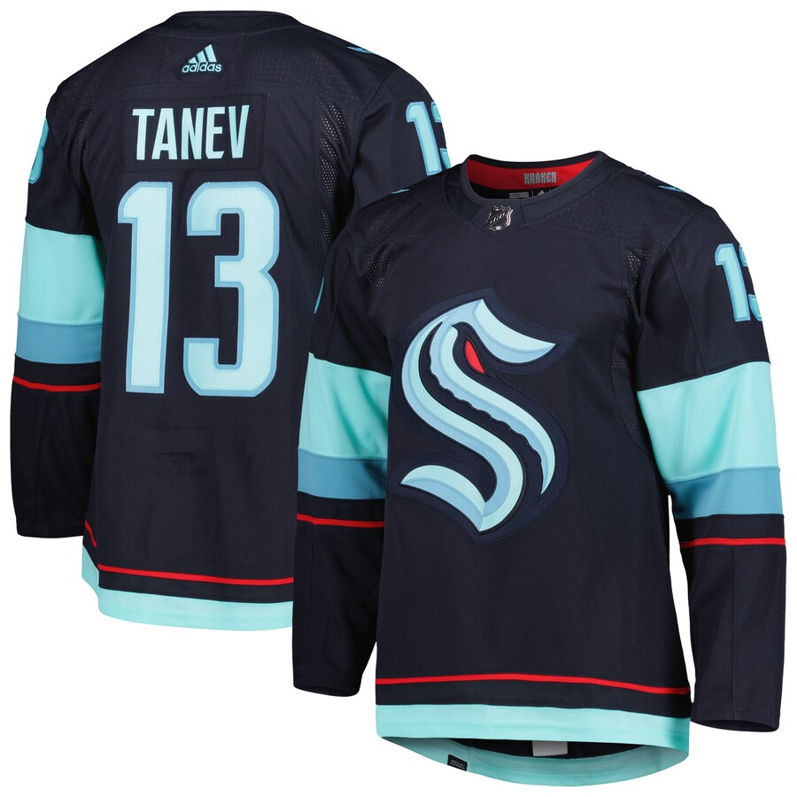Men's Seattle Kraken Brandon Tanev adidas Navy Home Primegreen Authentic Pro Player Jersey - Puhuasuan