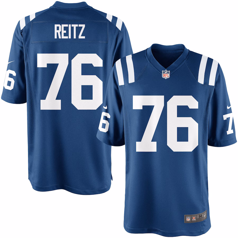 Nike Youth Indianapolis Colts Joe Reitz Team Color Game Jersey - Puhuasuan