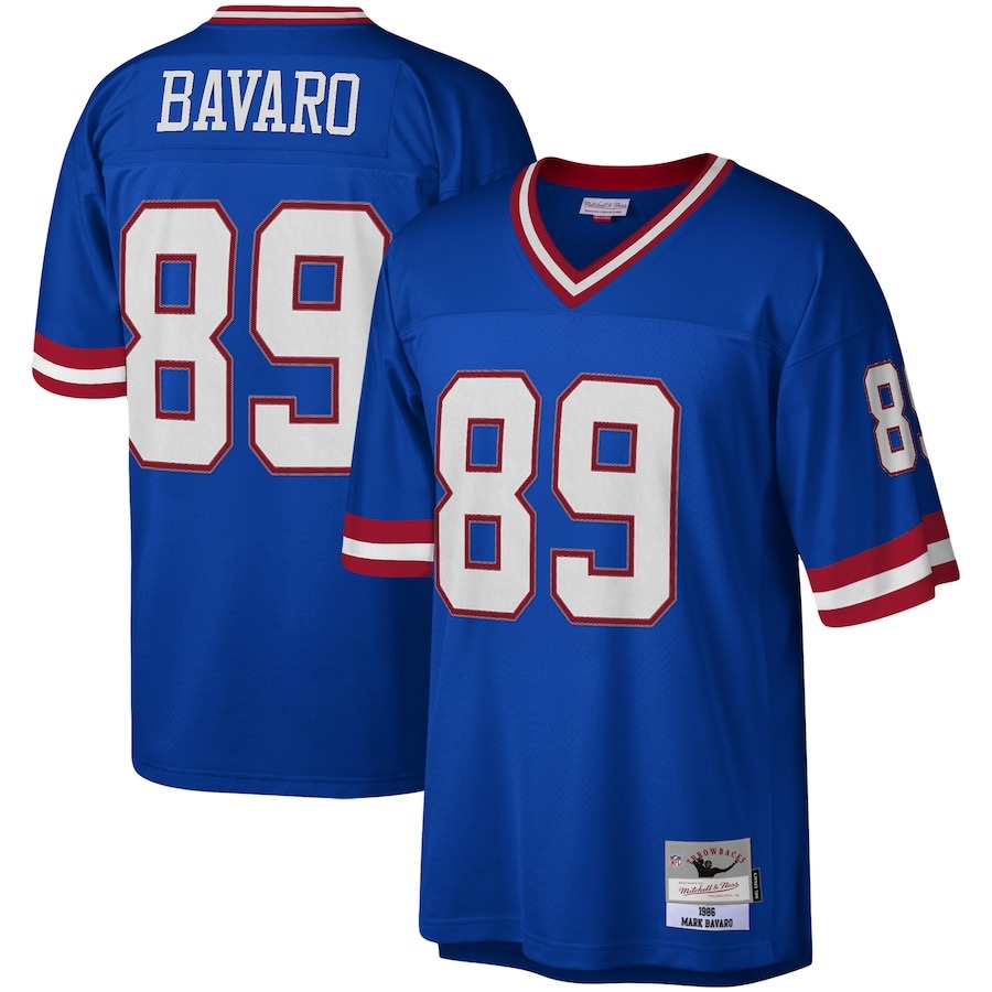 Men's New York Giants Mark Bavaro Mitchell & Ness Royal Legacy Replica Jersey - Puhuasuan